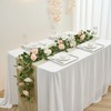 Carlita‘s Blooms Artificial Rose Garlands Rose Vines Leaves Banners Hanging