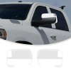 TESIN 2Pcs Side Mirror Guard Shell Top Half Cover For