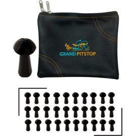 GRAND PITSTOP Replacement Mushroom Plugs for tubeless Tire Puncture Repair kit - for Cars, Motorcycles- Spare Plugs (30 Plugs)