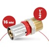 Clutch Connector PEX Press Fittings 20 x 25 Heating Installation