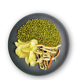 陈皮绿豆百合糖水湯料包 140g 4.9oz Cantonese Soup-orange peel &Mung bean& lily Sweet Soup-(Pack of 1) - 2 Count Soup Bags Meals Soups