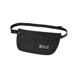 Jack Wolfskin Unisex Document Belt RFID Secure Belly Strap, Black, One Size EU
