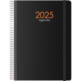 Dohe – Agenda, Page per day, 15 x 21 cm, Black Weekly View 15 x 21 cm Black