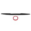 Rear Trunk Spoiler 113.5x7cm Rubber Black Universal Exterior Trim for