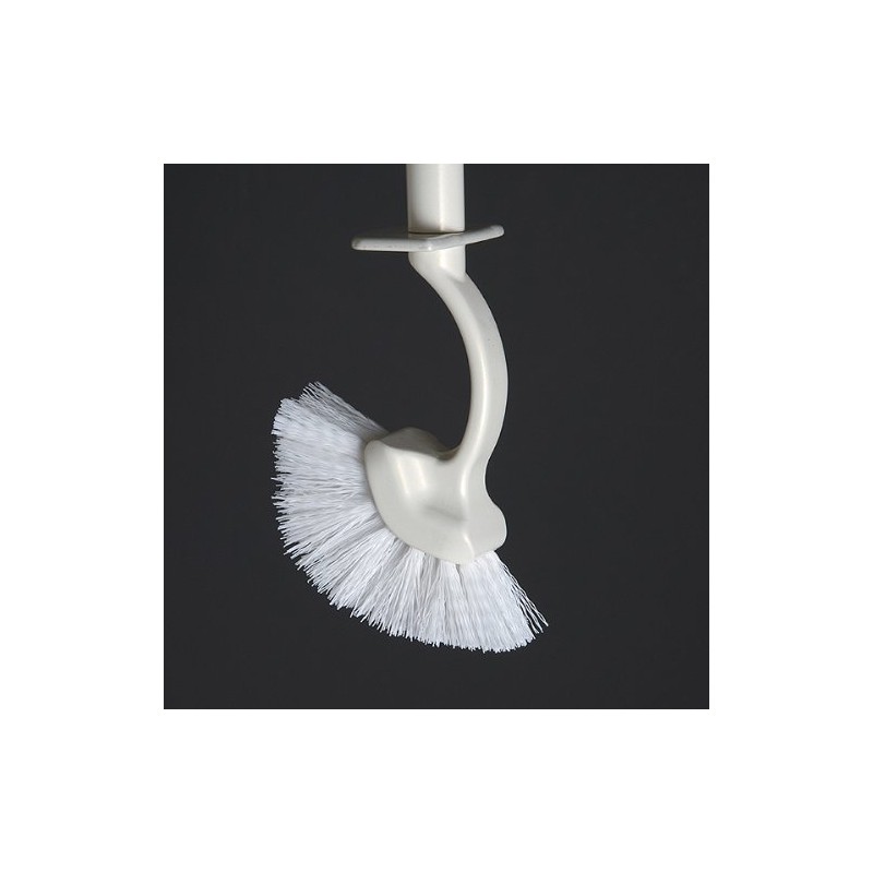 Yamazaki Sangyo Toilet Brush with Case, Satto White 135059