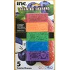 I-N-C Fruit Scented Latex-Free Erasers 5 Count,Red, Orange, Green, Blue