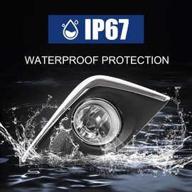 GearUp Fog Lights for 2014 2015 2016 Corolla Altis CE ECO L LE with LED Bulb & Switch and Harness(Not Fit for SE/S type)