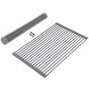 Ahyuan Large Roll up Dish Drying Rack 20.5'' Silicone Over