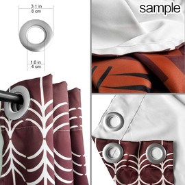 KLRIGR Curtains Darkening Blackout Curtains 54 x 84 inch (2 Panels) Grommet Top Window for Bedroom and Living Room Southwestern Stripes