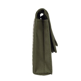 KRYDEX Tactical Helmet Counterweight Pouch with Elastic Flashlight Chemlight Battery Holder for OPS Fast BJ PJ MH Type Helmets (Ranger Green)