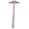 Edge Rule Protractor Aluminum Alloy T Square Woodworkers Edge Ruler