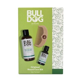 BULLDOG SKINCARE - Original Beard Care Giftset for Men | Beard Shampoo & Conditioner, Beard Oil and Comb