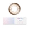 カラコン アンドミー ワンデー【ビスケット】10枚入り ANDMEE 1day UVカット カラーコンタクト ワンデー 度あり 度なし