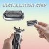 74S Series 7 Braun Electric Shaver Replacement Head Compatible with