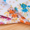 HOULIFE Women's Flower Handkerchiefs Pure Cotton Handkerchiefs 3 Colours for