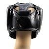 Headgear for Boxing Sparring Martial Arts Practice (Black)