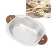 Children Rice Bowl Bear 304 Stainless Steel Multifunctional Dual Ears