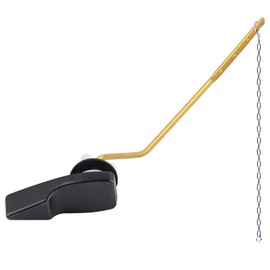 Hygie Rinse Universal Side Mount Toilet Handle Replacement Kit Compatible with American Standard/Mansfield/Gerber Toilet, Toilet Tank Flusher Lever with Flapper Chain, Oil-Rubbed Bronze