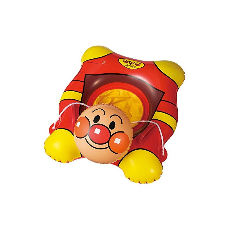 アンパンマン 顔付きベビーうきわ 本体サイズ :約65㎝×56㎝