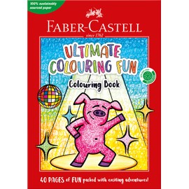 Faber-Castell Ultimate Colouring Fun Colouring Book, A4, 40 Pages (84-010217)