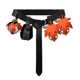 Renaissance Belt Medieval Pouch Belts Purse Leather Drawstring Pouch Potion Bottles Skirt Hikes Costume Women Accessories