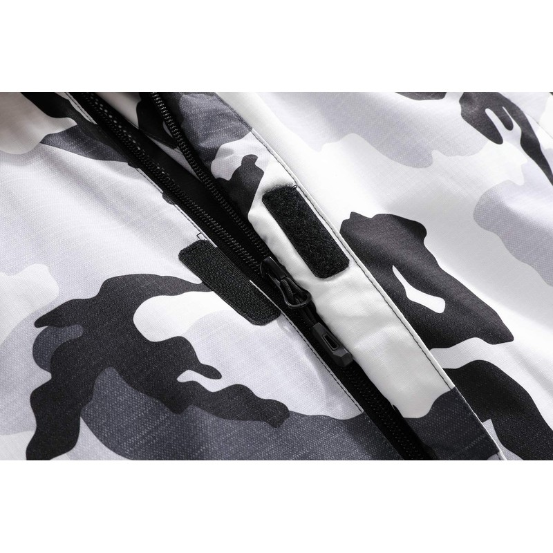 OTU Men's Lightweight Waterproof Hooded Rain Jacket Outdoor Raincoat Shell