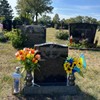 Cemetery Vase, Turned Round Granite Grave Vase Memorial Stone Vases