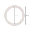Univen Gasket Compatible with 6 Cup Bialetti Espresso Makers 2.16"