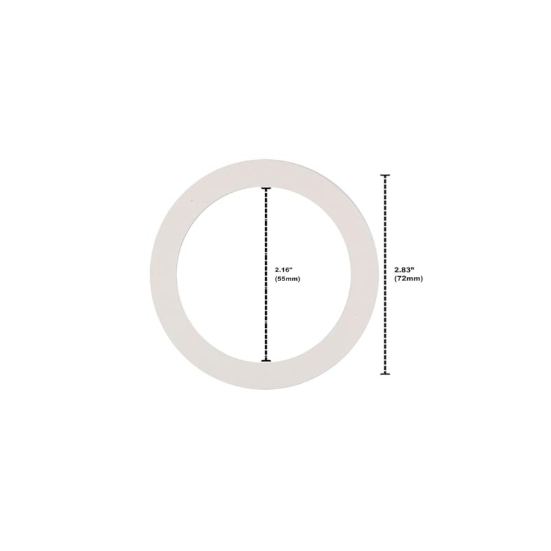 Univen Gasket Compatible with 6 Cup Bialetti Espresso Makers 2.16"