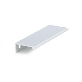 Richelieu Hardware BP98988010 Lincoln Collection 3 1/8-inch (80 mm) Center-to-Center Aluminum Modern Cabinet and Drawer Edge Pull Handle for Kitchen, Bathroom, and Furniture