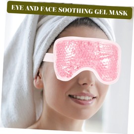 Kisangel Mask Gel Layer Cooling Eye Mask for Sleep Hot Cold Therapy Safe Material Reusable