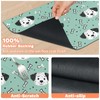 Dog Food Mat Absorbent Dog Cat Bowl Mat for Food