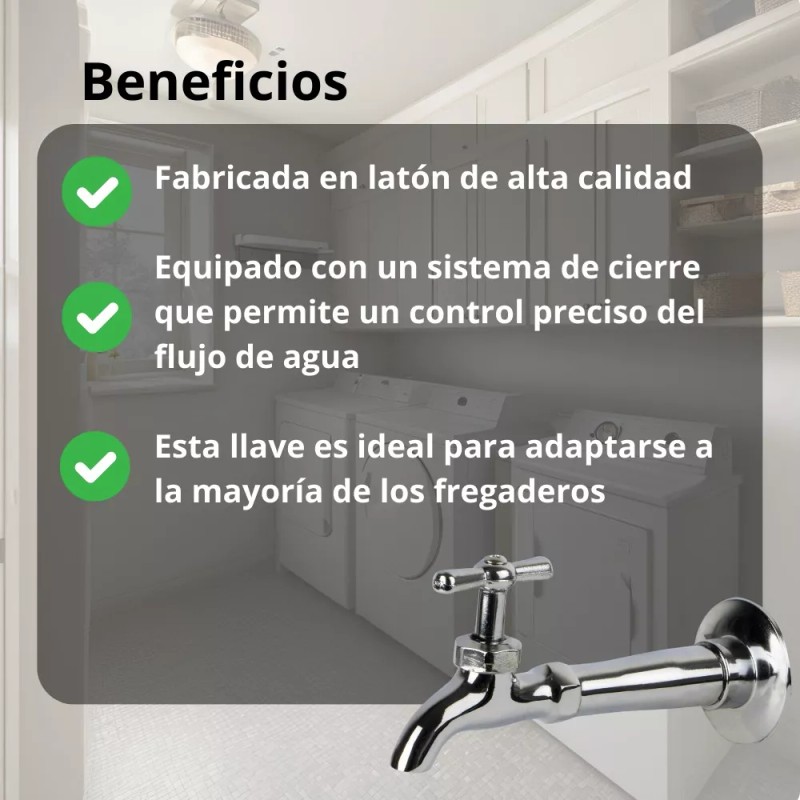 CNX Mezcladora Para Lavabo De Abs, 1/4 De Vuelta Meer