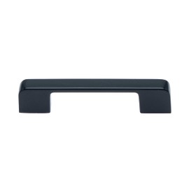 Utopia Alley Marino Pull Handle - Decorative Cabinet Drop Pull Handles for Cabinets and Drawers - Vintage Cabinet Hardware with Hand Finished Matt Black - 3.75" Center to Center (1)