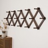 SKOLOO Accordion Wall Hanger with 16 Hooks, Modern Expandable Coat