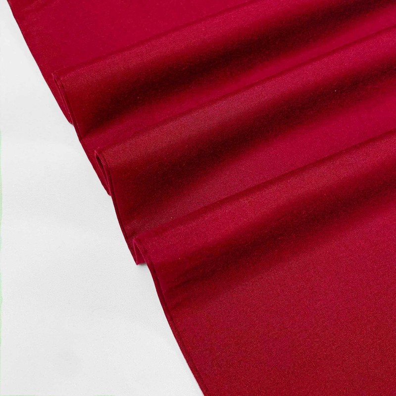 Luxton Set of 2 King Size Pillowcases, Solid Plain Red