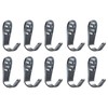 Deezio Extra Strong Stainless Steel Screw Single Hooks, Coat Hooks,