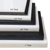 High-Density Polyethylene (HDPE) Plastic Block 1" Thick - 4" x
