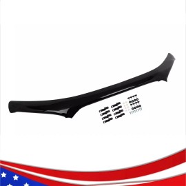 GEARZAAR Bug Shield For Toyota 4Runner 2010-2024 Stone Hood Deflector Protector Black