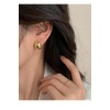 Women's Hoop Earrings, Popular, Small, Non-Hole Earrings, Adult, Elegant, 18k