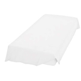 Flat Sheet without Elastic Bed Sheet Smooth House Towel Brand 150 x 260 cm White