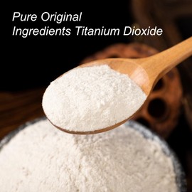 Titanium Dioxide, 4 Ounces TiO2 Pure Titanium Dioxide for Soap Making, Whitening Colorant for Crafts Paints, Titanium Dioxide Powder, Pigment & Colorant (8 Ounces)