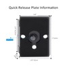 Sequpr 2 PCS Quick Release Plate Tripod Camera for Manfrotto