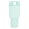 Cup Silicone Boot Sleeve with Pocket Chain Strap Flexible Soft