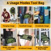 CLESOO Roll Up Tool Bag Organizer 10 Pockets Tool Roll
