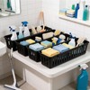 Cheeren 12 Pack Black Pen and Pencil Organizer Trays-Desktop Office