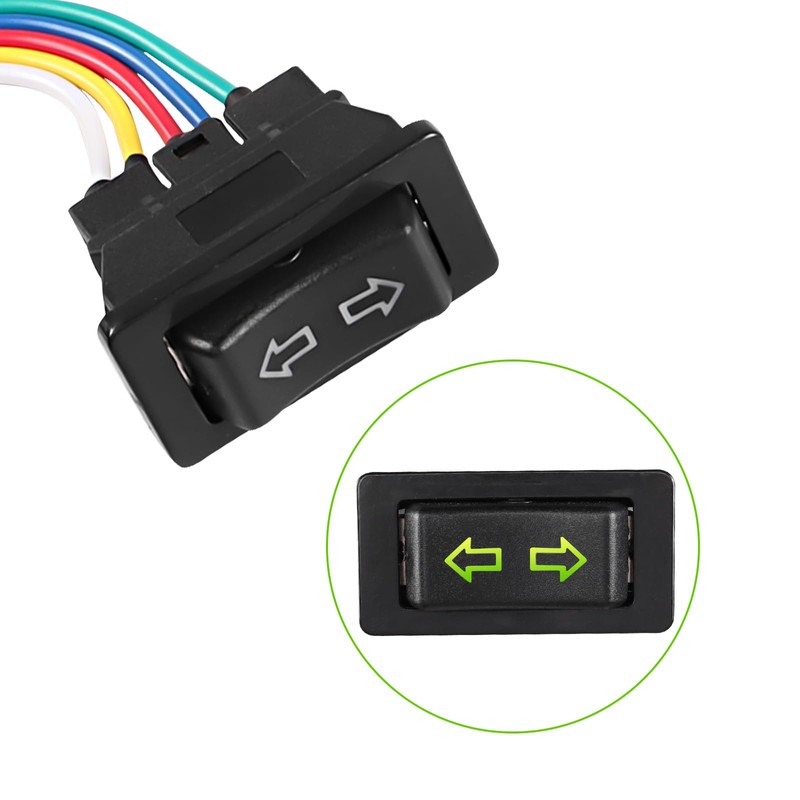 XMSJSIY Universal 5-Pin Car Power Window Switch with Wire Car