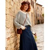 Tomosc Beyond Chenille Sweater for Women 2025 Winter Crew Neck