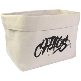 Large 'Chaos Graffiti Art' Canvas Organiser/Storage Bag (OR00029928)
