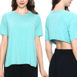 Landofgenie Backless Surgery Recovery Shirts for Women Men Suitable for Back Treatment Hospital, Nursing, Homes Massage Cyan S